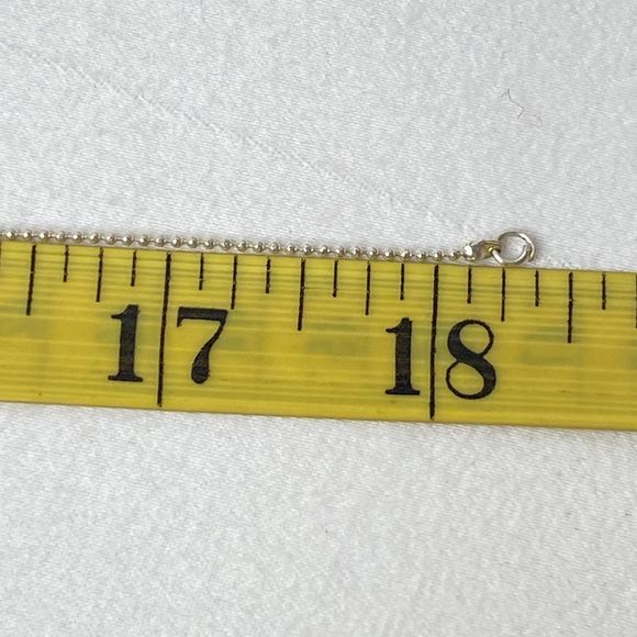 Cross Pendant Opalescent And  Clear Rhinestones Pave Silver Tone Ball Chain - Picture 8 of 10